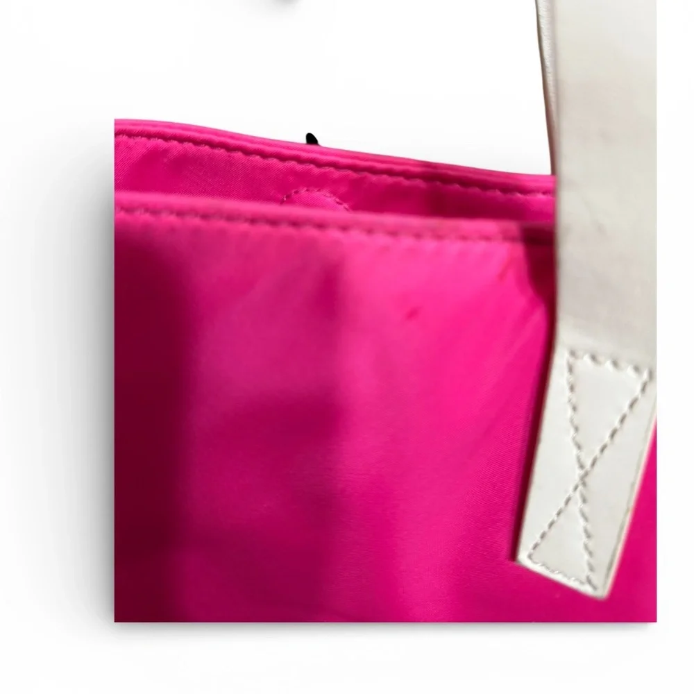 🚨SOLD🚨Kate Spade Berry Street Elise nylon tote in zinnia pink. - Picture 10 of 12